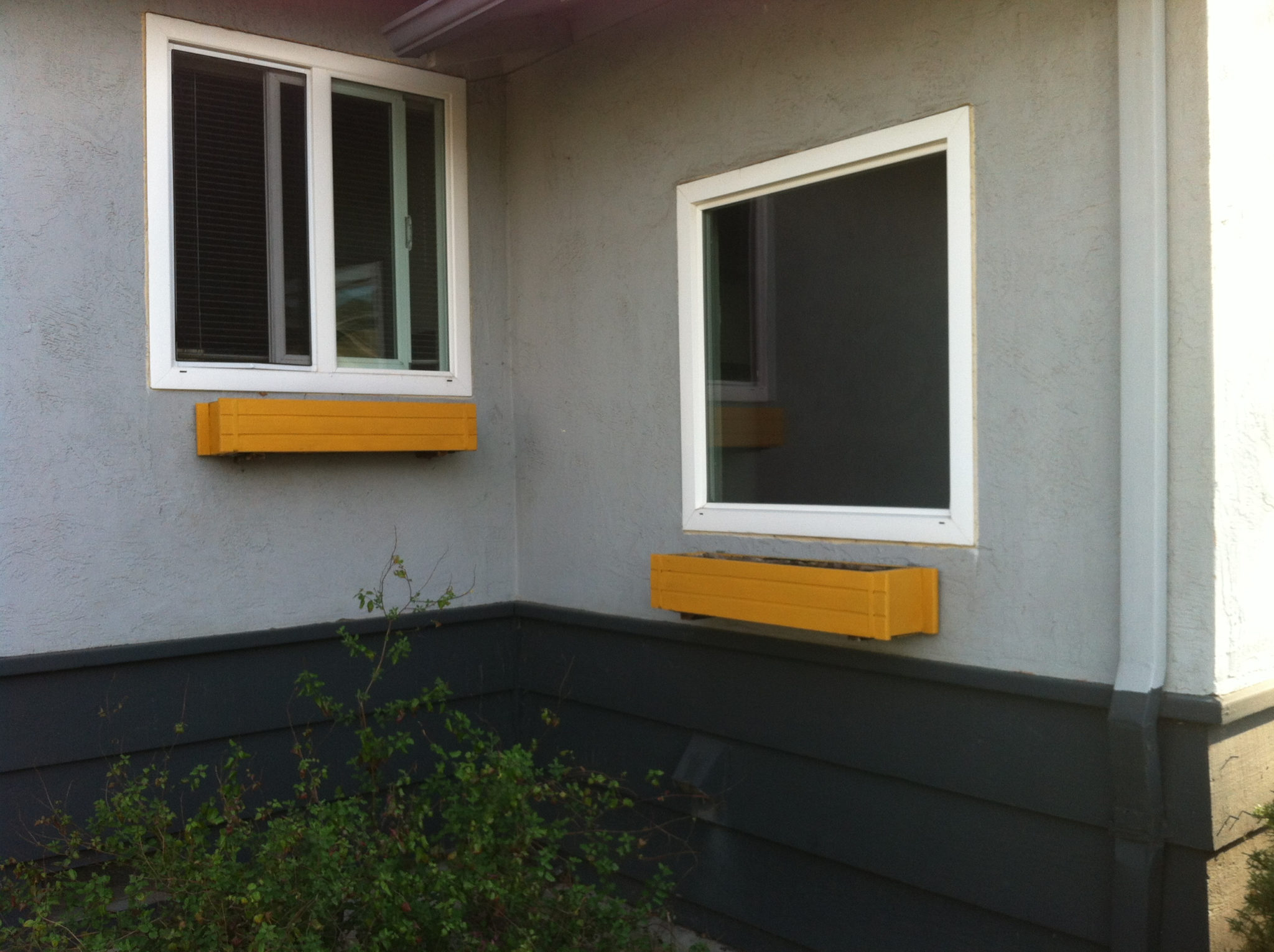 window box after